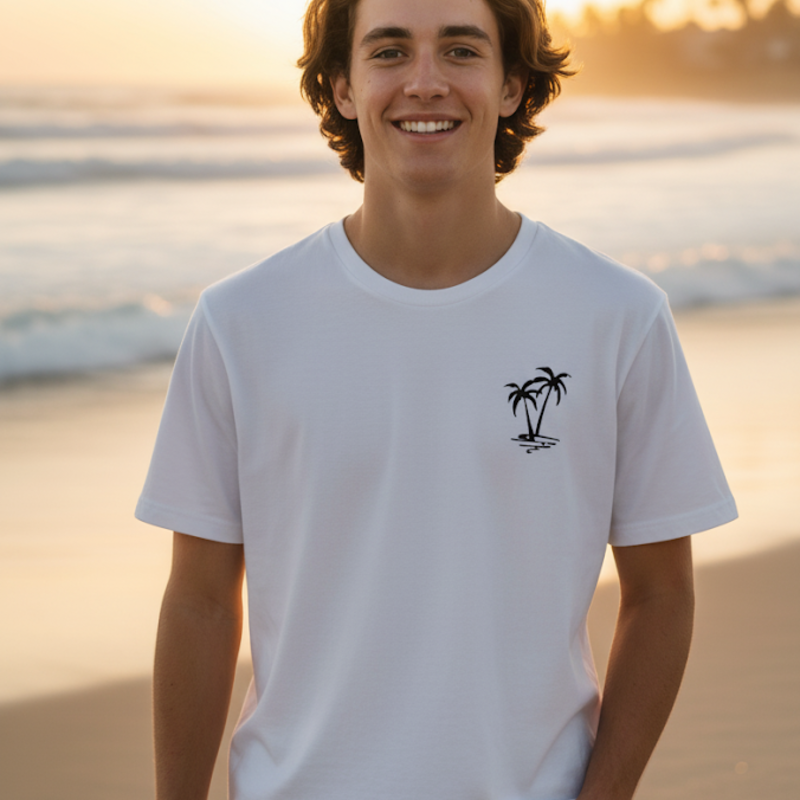 Unisex Minimalist Palm Tree T-Shirt