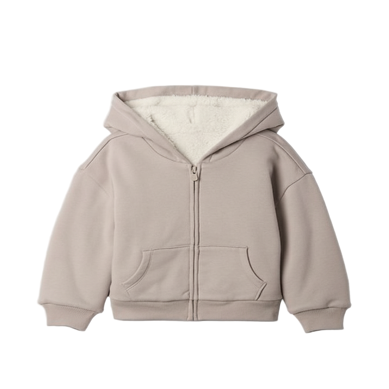 Baby & Toddler Cozy Vintage Soft Fleece Zip Hoodie