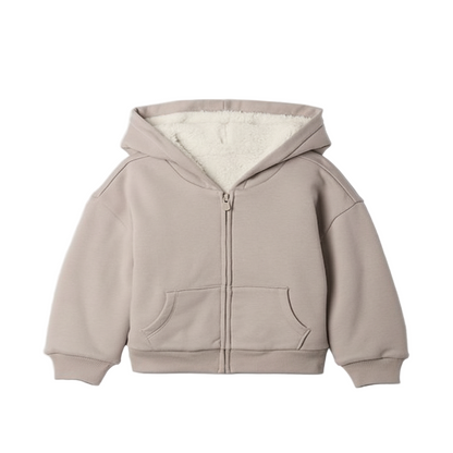 Baby & Toddler Cozy Vintage Soft Fleece Zip Hoodie
