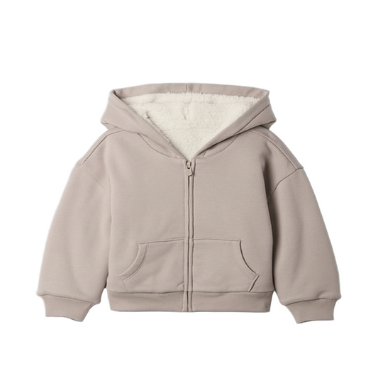 Baby & Toddler Cozy Vintage Soft Fleece Zip Hoodie