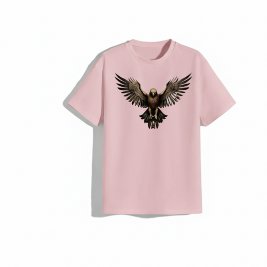 Unisex Graphic T-Shirt Bold Eagle Print Casual Tee