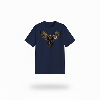 Unisex Graphic T-Shirt Bold Eagle Print Casual Tee