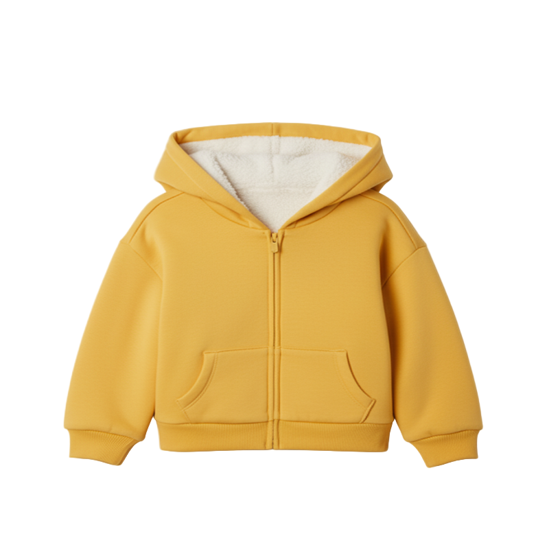 Baby & Toddler Cozy Vintage Soft Fleece Zip Hoodie
